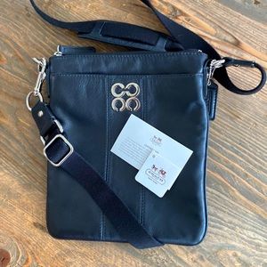 COACH JULIA LEATHER CROSSBODY SWINGPACK CROSS OVER BAG SHOULDER PACKABLE TRAVEL